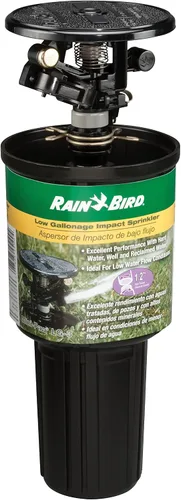 Vista 6 de Rainbird Nacional SLS 25pjdac Impulse Sprinkler, latón, 50-ft., 1, Metálico
