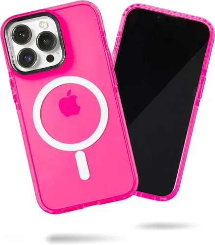 Vista 21 de SteepLab Funda de barrera para iPhone 13, protección de 360 grados que absorbe impactos con bisel elevado y colores llamativos (cielo azul brillante)
