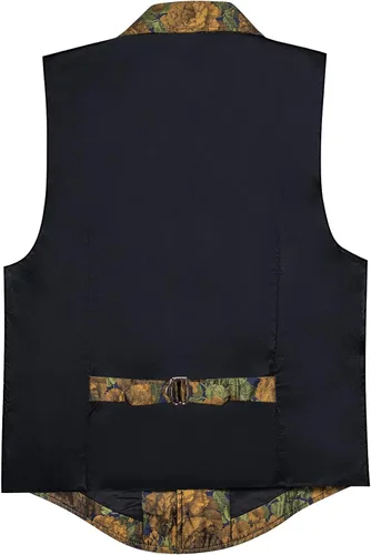 Vista 5 de Barry.Wang Chaleco de traje victoriano de cachemira para hombre, cuello a medida, formalocio, steampunk, gótico, chaleco