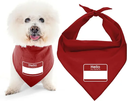 Vista 26 de Parisian Pet Bandanas naranjas para perros – Bandana ajustable para cachorros – Accesorios para perros para niños y niñas – Pañuelo para perros Best