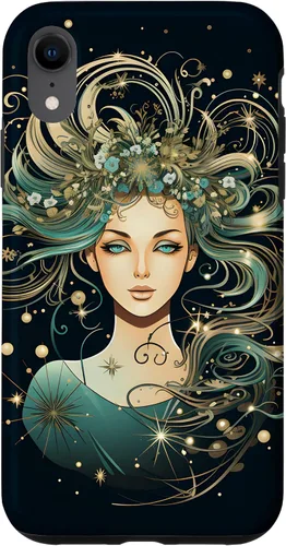 Vista 25 de Virgo Zodiac Sign Horoscope Galaxy Stars Case for iPhone 17