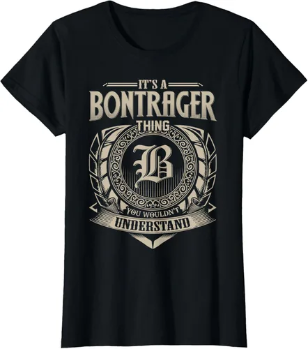 Vista 31 de Camiseta vintage It's A BONTRAGER Thing You Wouldn't Understand Name, Negro