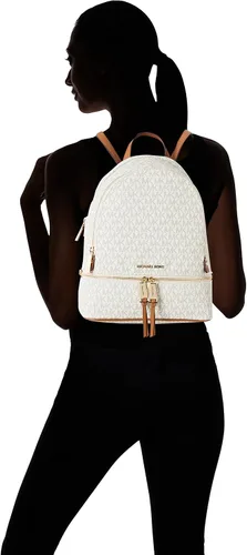 Vista 5 de Michael Kors Rhea - Mochila pequeña de cuero