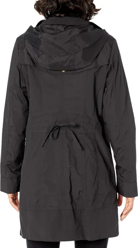 Vista 2 de Cole Haan Chaqueta impermeable con capucha para mujer con lazo
