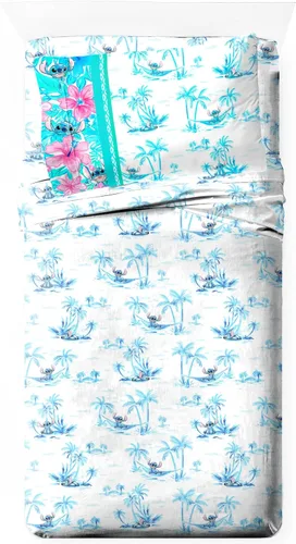 Vista 31 de Jay Franco - Juego de sábanas con funda ajustada, sábanas planas y funda para almohada - Ropa de cama ultrasuave con funda para almohada para Beige