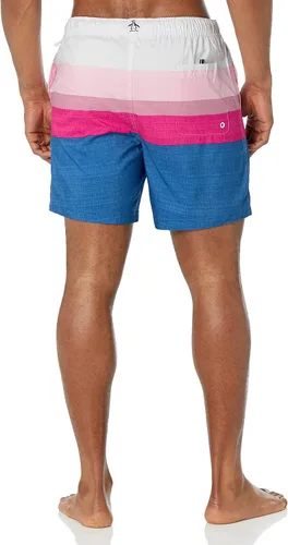 Vista 2 de Original Penguin Men's Colour Block Swim Shorts