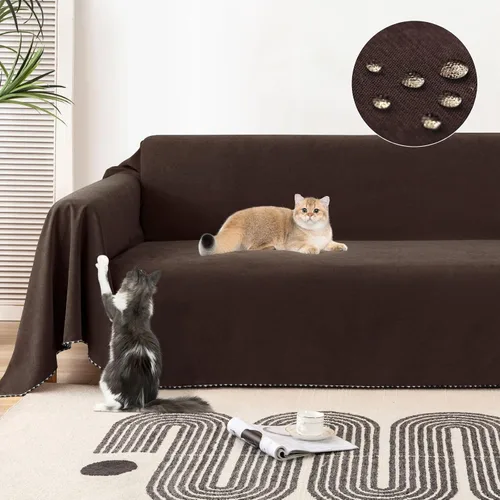Vista 13 de Lucky Monet Funda de Sofá Impermeable Lavable Protectores de Fundas de Sofá Seccional para Mascotas Perros Fundas de Sofá Resistentes al Agua Manta
