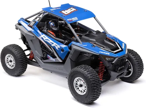 Vista 9 de Losi Camión RC 1/10 RZR Rey 4 ruedas Tracción sin escobillas Batería lista para funcionar y cargador no incluidos Polaris LOS03029T1 Camiones