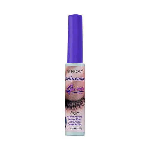 Vista 2 de Prosa PROFESSIONAL MAKEUP Delineador de ojos líquido, ultra pigmentado, 4 en uno, delineador líquido negro, 0.35 oz