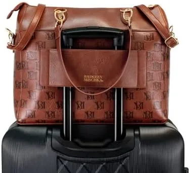 Vista 8 de Madalyn Bolsa de viaje de cuero vegano