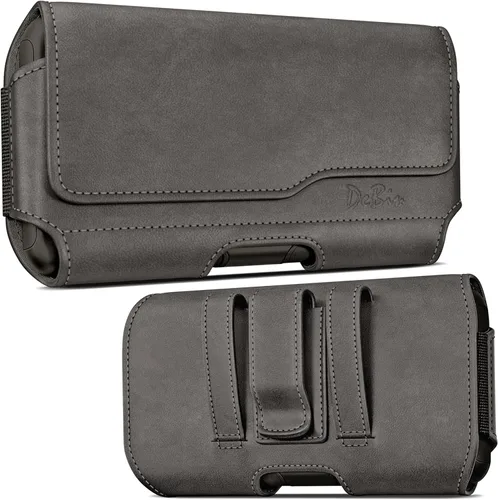 Vista 8 de DeBin Funda para Galaxy S25 S24 5G S23, S22, S21, S20, S10, S9, A10e, A01, Note 10, Funda para cinturón de teléfono celular Funda con clip