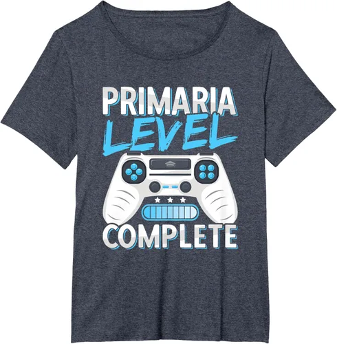 Vista 75 de Camiseta completa de diploma de escuela primaria de graduación, Negro