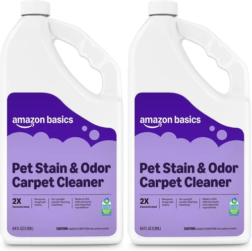 Vista 8 de Amazon Basics Limpiador de alfombras, removedor de manchas de alfombras, aroma fresco, 64 onzas líquidas