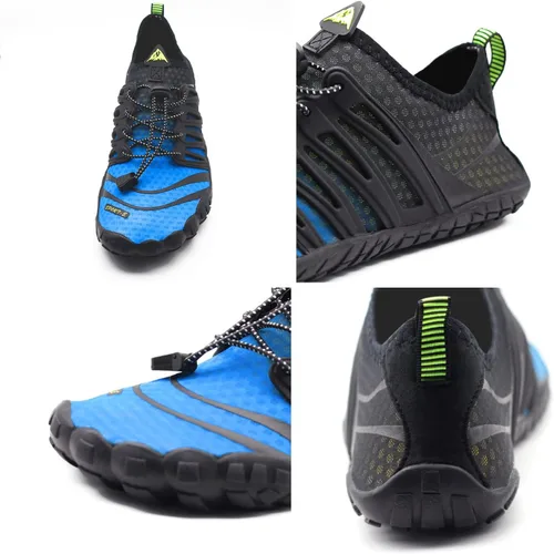 Vista 5 de Zapatos de agua para hombres y mujeres, secado rápido, ligeros, descalzos, natación, playa, piscina, surf, camping, aqua, escalada, deportes