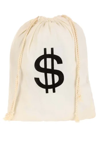 Vista 2 de Accesorio de Bolsa de Dinero para Ladrón de Bancos Multicolor