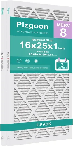 Vista 19 de Filtros de Aire 10x10x1 MERV 8 MPR 600 Paquete de 4 Filtros Plisados para Hogar HVAC AC Calefacción Filtros de Aire Acondicionado para Casa Oficina