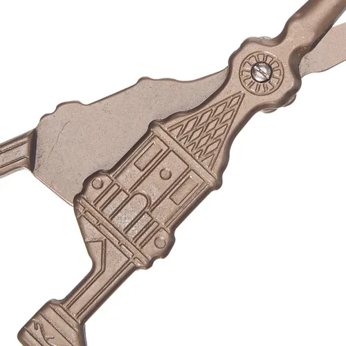 Vista 2 de M124-003 Tijera de bordado de diseño, 5-1/2 pulgadas, Big Ben Copper