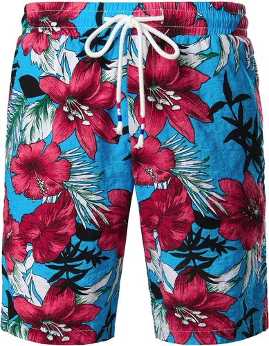 Vista 6 de Jogal - Camisa hawaiana de manga corta con botones para hombre