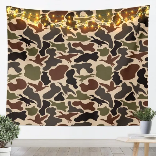 Vista 3 de Castle Fairy Tapiz con estampado de leopardo, guepardo africano, tapices para colgar en la pared de la habitación, piel de animal salvaje gris