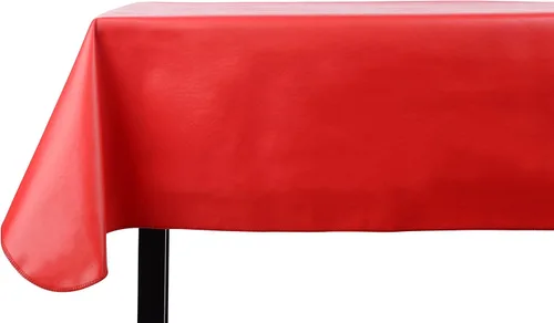 Vista 11 de Yourtablecloth - Mantel de vinilo de alta resistencia rectangular o cuadrado – calibre 6 – parte trasera de franela – mantel lavable