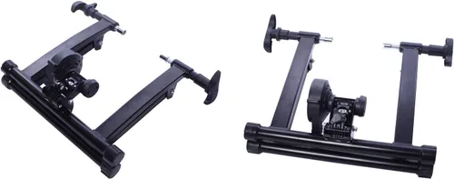 Vista 5 de BalanceFrom - Soporte magnético para bicicleta de acero para entrenamiento con elevador de rueda delantera