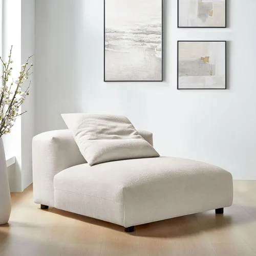 Vista 10 de Modway Sofás Solace, de gran tamaño, almendra