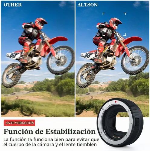 Vista 8 de Adaptador de montaje de lente de enfoque automático EF-EOS R