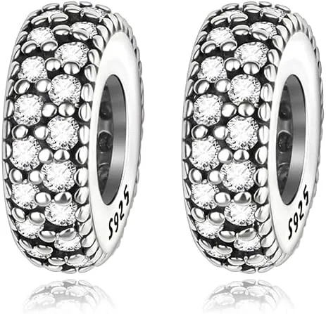 Vista 16 de ARTCHARM Collar de cadena de seguridad con cierre de amor, cuentas de corazón de plata de ley 925, ajuste de pulsera de estilo europeo 2