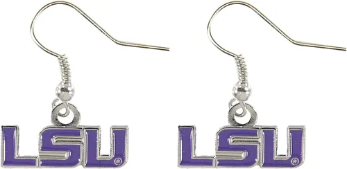 Vista 17 de aminco NCAA - Aretes colgantes con logotipo de la NCAA para mujer Georgia Tech Yellow Jackets