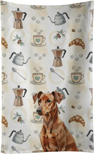 Vista 149 de Caroline's Treasures Afghan Hound - Toalla de cocina para barra de café, terciopelo frontal y lazo de algodón, lavable a máquina Sabueso afgano