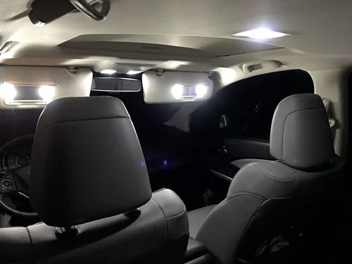 Vista 3 de Kit de luces LED para interiores, accesorios para Honda CR-V HR-V 2013-2020 2021 6000 K, cúpula de mapa, blanco, espejo de tocador, puerta, cajuela