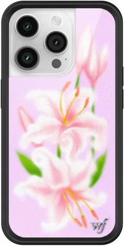 Vista 10 de Wildflower Carcasas – Compatible con iPhone 14 Pro Protector negro parachoques, certificado de prueba de caída de 6.5 pies, propiedad de mujeres