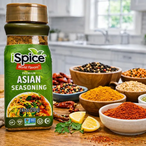 Vista 4 de iSpice - ASIAN SEASONING World Flavor Super Spice Blend Todo natural Listo para usar tal como está No es necesario preparar 7.41 oz (210 g)