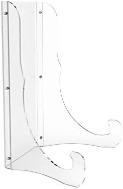 Vista 3 de FixtureDisplays® Caballete acrílico transparente de plexiglás multiuso resistente - Capacidad para artículos de 20 a 24 pulgadas de ancho