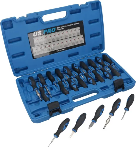 Vista 3 de AB Tools Master Universal Terminal Release Remover Tool Set 23pc Bergen