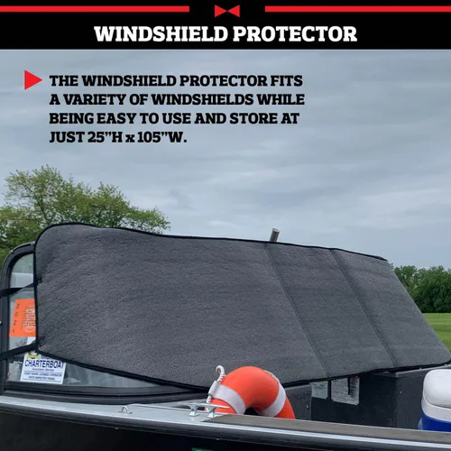 Vista 4 de RealTruck TruXedo Protector de Parabrisas de Barco TruXedo por TruXedo 1117432 Ajuste Universal