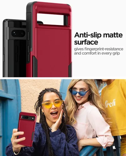Vista 4 de AICase Funda para Google Pixel 7, resistente protección contra caídas, cuerpo completo, resistente a los golpes, a prueba de polvo, multicapa