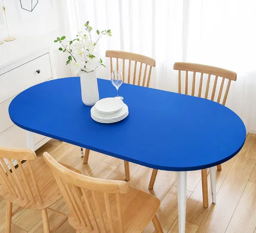 Vista 14 de Wolkemer Mantel Cuadrado Ajustado de Spandex Elástico Rojo Cubierta para Mesa de Cóctel con Borde Elástico Cobertor de Mesa para Comedor Boda Fiesta