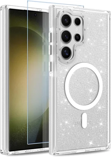 Vista 286 de Funda magnética para Google Pixel 10 Pro XL [compatible con Magsafe] [bonito diseño fluorescente de moda] a prueba de golpes, delgada, translúcida