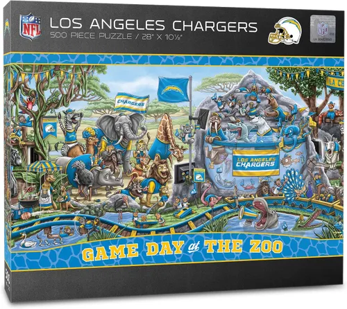 Vista 29 de YouTheFan - Rompecabezas NFL Game Day at The Zoo, 500 piezas