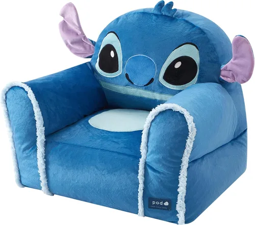 Vista 12 de Sanrio Hello Kitty - Puf figural, sofá de estructura suave con reposabrazos para niños, asiento cómodo para dormitorio o sala de juegos, a partir