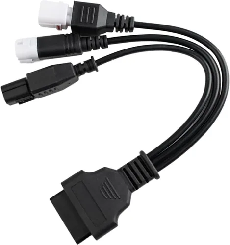 Vista 6 de Cable de adaptadores de motocicleta 16Pin hembra a 3 4 6pin macho OBDII herramienta de diagnóstico de motocicletas Cable de diagnóstico