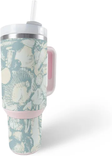 Vista 15 de MightySkins Skin - Vaso de vinilo compatible con Stanley The Quencher H2.0 FlowState de 40 onzas, vaca marrón, protectora, duradera y única, fácil