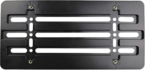 Vista 8 de Soporte de placa frontal compatible con Chevrolet 2000-2025, incluye kit de montaje con 6 tornillos y llave, soporte de placa duradero