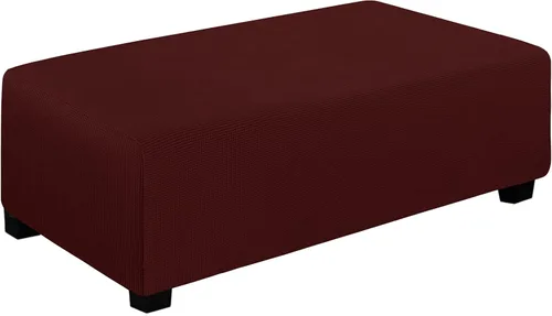 Vista 103 de Easy-Going Funda Elástica para Otomana Taburete de Almacenamiento Plegable Protector de Muebles Funda Rectangular Suave con Parte Inferior Elástica