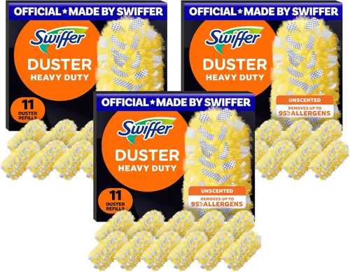 Vista 17 de Swiffer Plumeros de repuesto para limpieza, alternativa desechable de plumas y microfibra, para quitar el polvo de muebles, persianas, ventiladores
