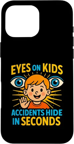 Vista 19 de Eyes on Kids Child Safety Gift for Moms, Granny, Grandad Case for iPhone 16