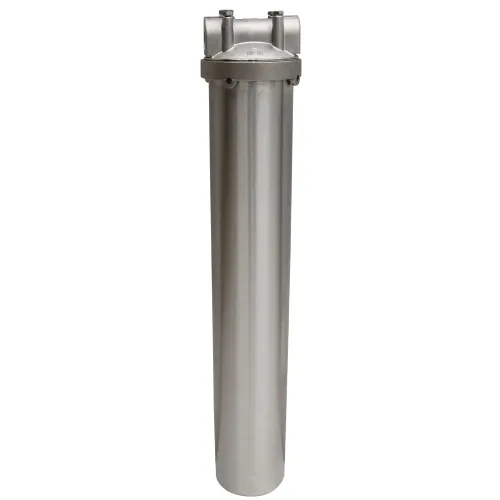 Vista 10 de INTBUYING Carcasa de filtro de agua resistente para toda la casa, purificación de agua de acero inoxidable 304, filtro de 10 pulgadas, entrada