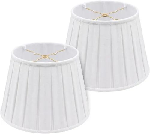 Vista 11 de Royal Designs, Inc. Empire English Pleat Lamp Shade, BSO-724-14BG, 10 x 14.5 x 10, Beige