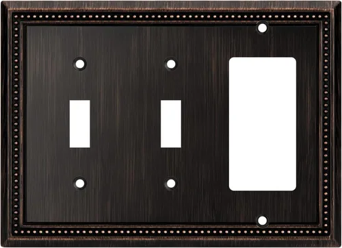 Vista 140 de Henne Bery Sunken Pearls Placa de Pared Decorativa de Servicio Pesado Placa de Interruptor Cubierta de Tomacorriente